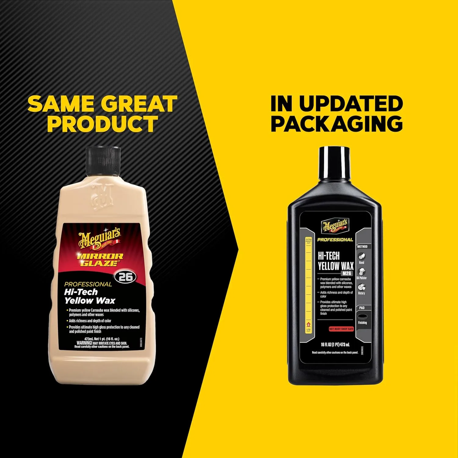 Meguiar's Mirror Glaze Hi-Tech Yellow Liquid Wax