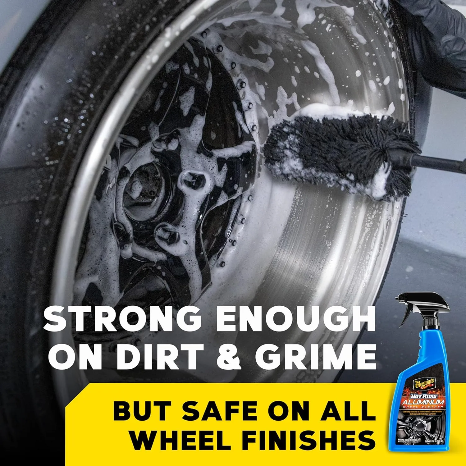 Meguiar's Hot Rims Wheel Cleaner, 24 Oz Spray Bottle