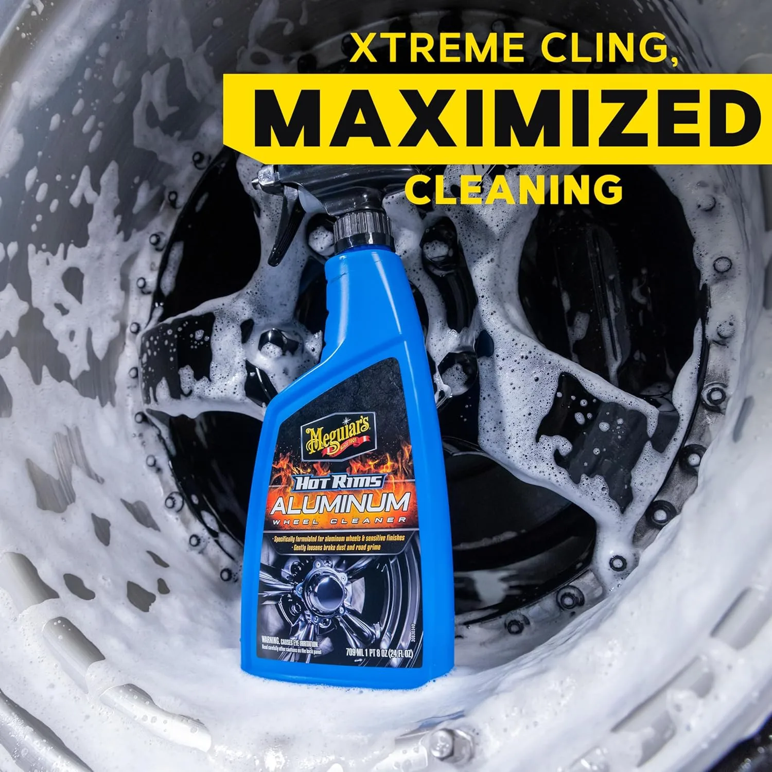 Meguiar's Hot Rims Wheel Cleaner, 24 Oz Spray Bottle