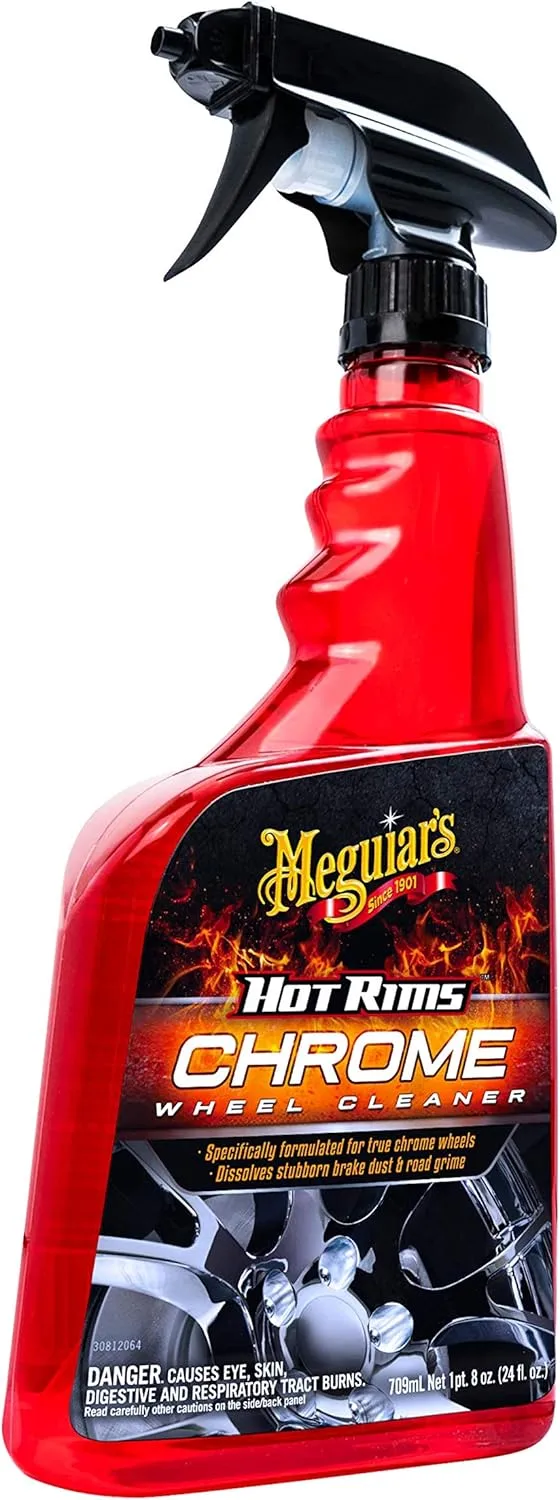 Meguiar's Hot Rims Wheel Cleaner, 24 Oz Spray Bottle