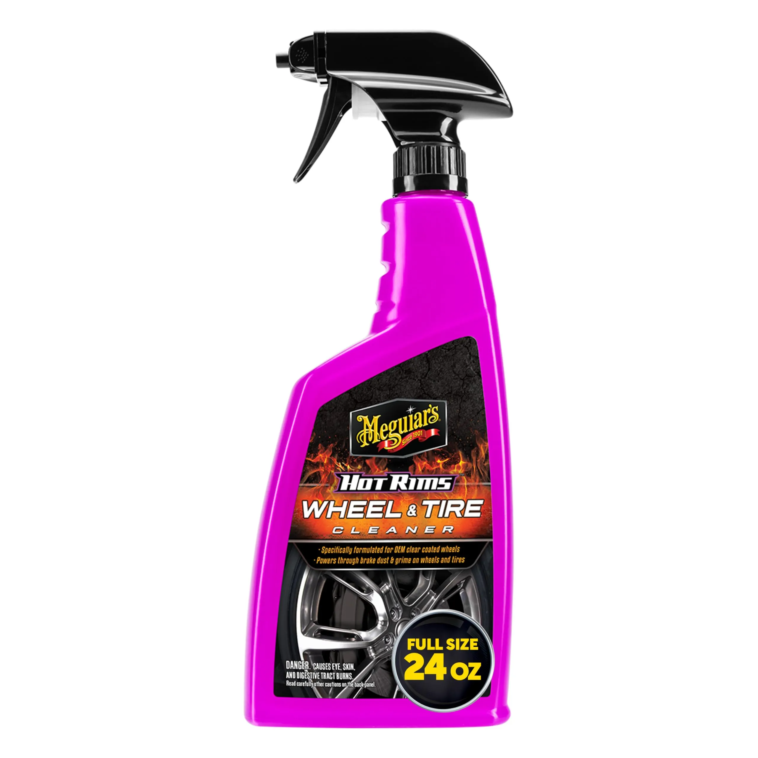 Meguiar's Hot Rims Wheel Cleaner, 24 Oz Spray Bottle
