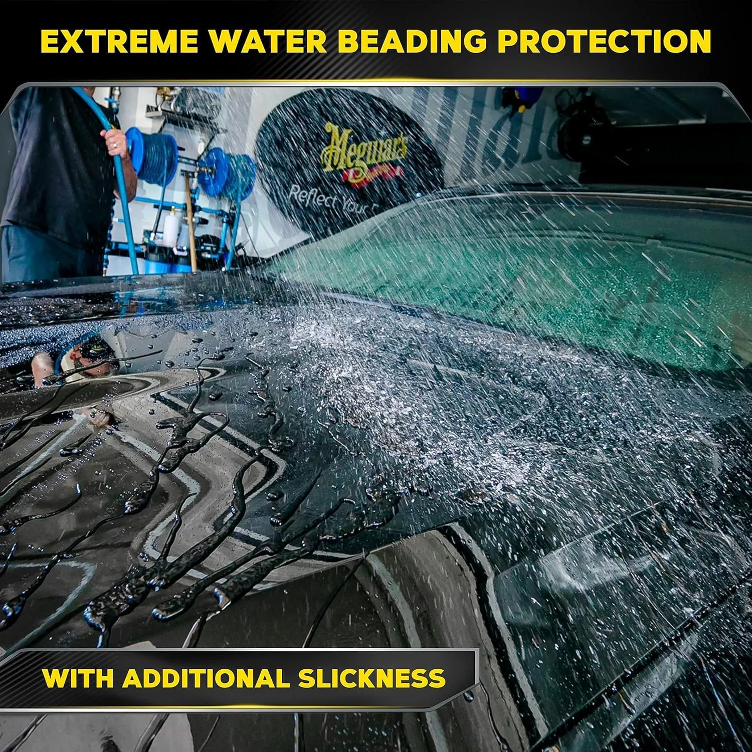 Meguiar's G200416EU Hybrid Ceramic Liquid Car Wax 473ml Advanced SiO2 Technology Liquid Wax