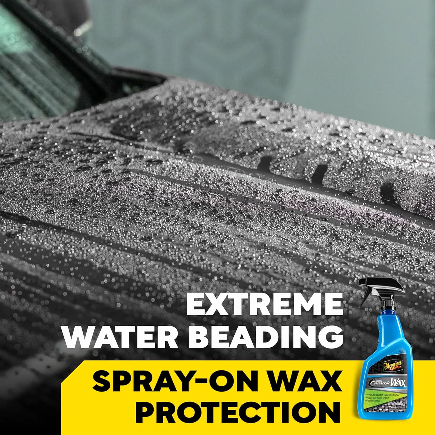 Meguiar's Hybrid Ceramic Wax, Easy-to-Use Spray Wax for Car Detailing with the Superior Protective Power of Advanced SiO2