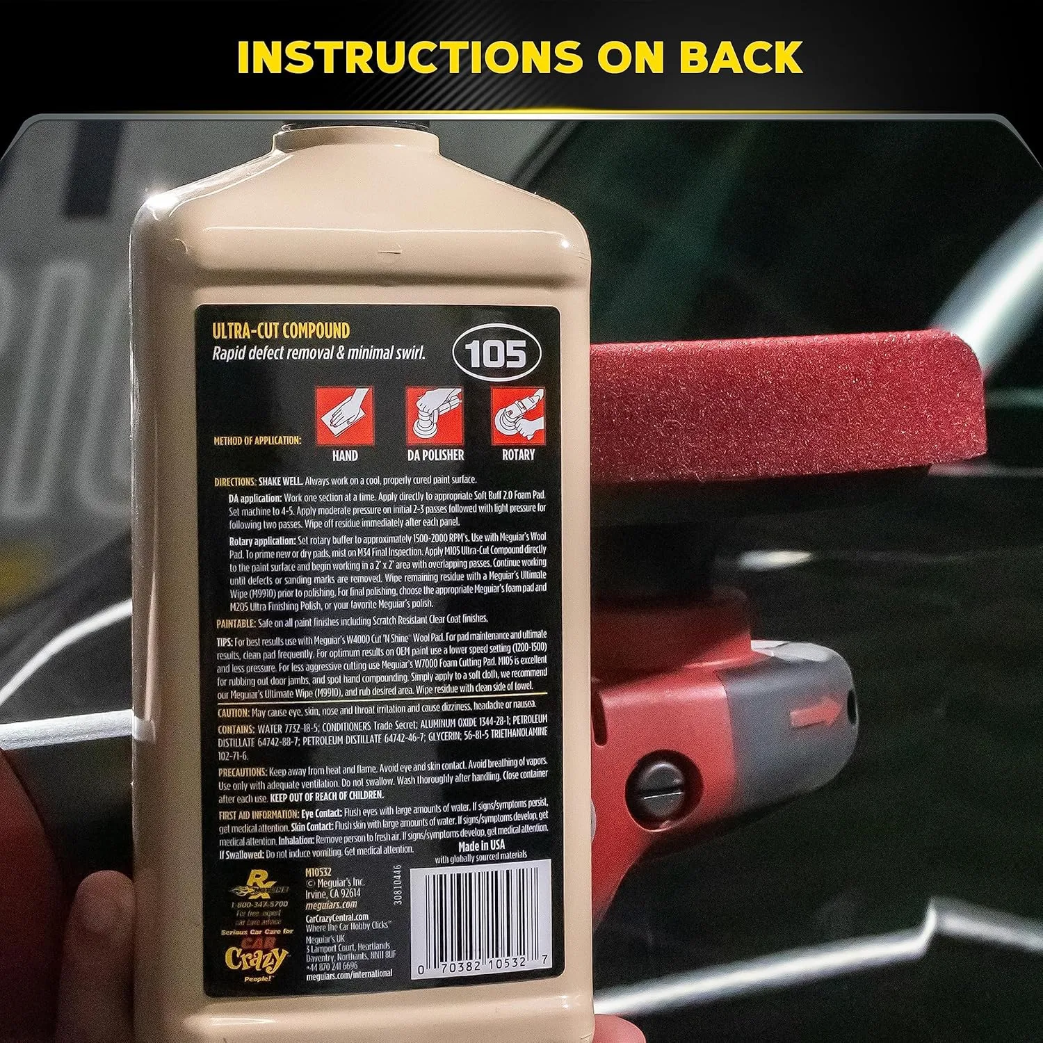 Meguiar's Mirror Glaze Ultra-Cut Compound & Ultra Finishing Polish