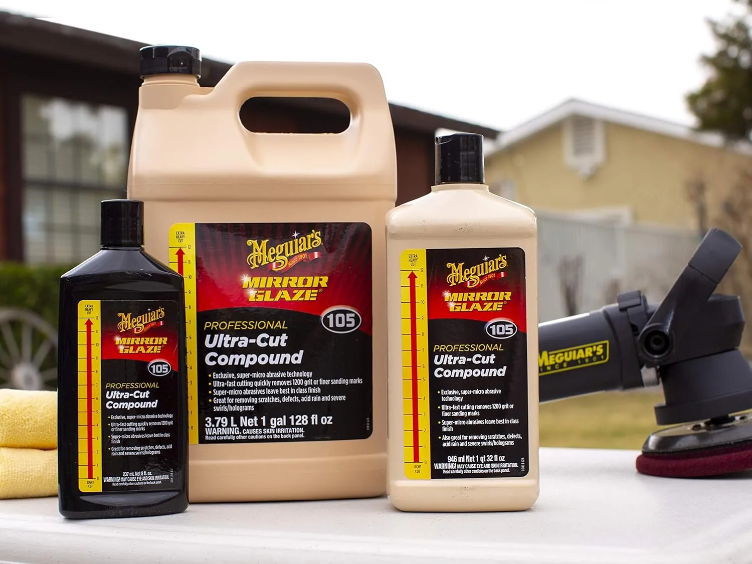 Meguiar's Mirror Glaze Ultra-Cut Compound & Ultra Finishing Polish