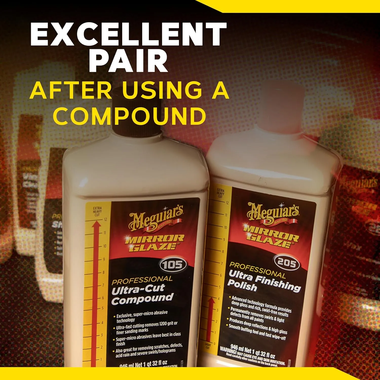 Meguiar's Mirror Glaze Ultra-Cut Compound & Ultra Finishing Polish