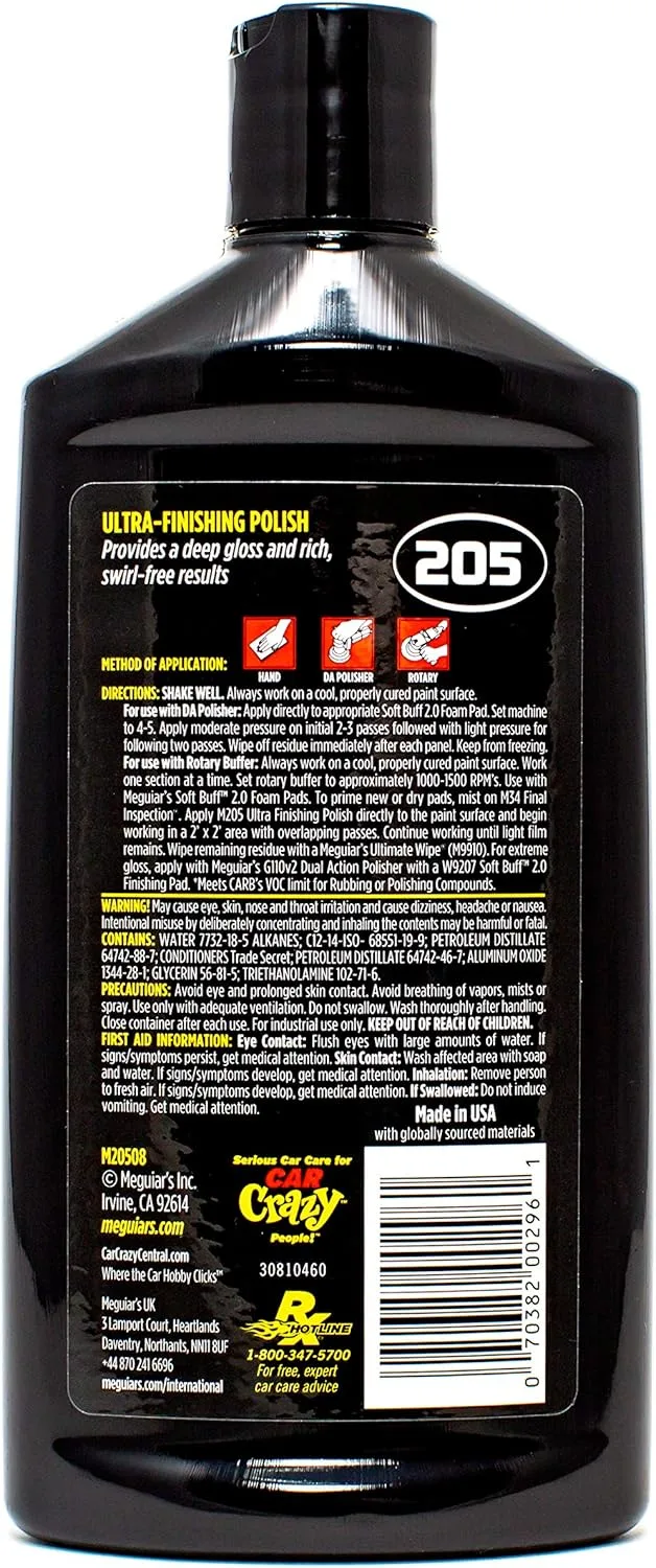 Meguiar's Mirror Glaze Ultra-Cut Compound & Ultra Finishing Polish