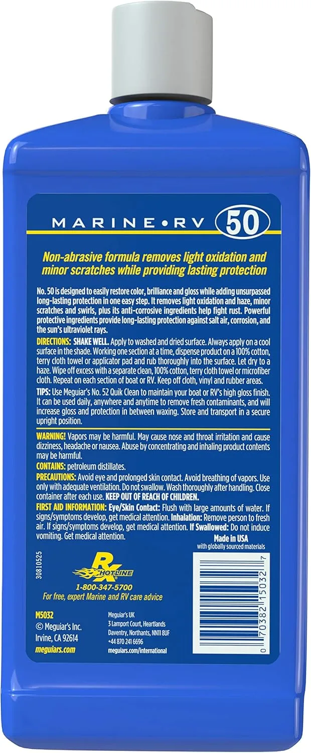Meguiar's Marine/RV One Step Cleaner Wax