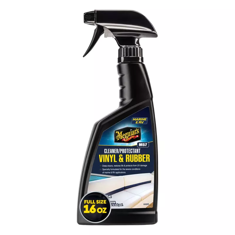 Meguiar's M5716 Marine/RV Vinyl & Rubber Cleaner & Protectant, Boat Vinyl Cleaner & Protectant