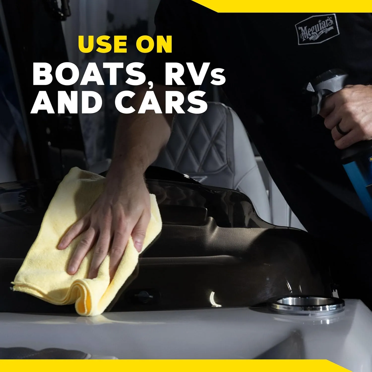 Meguiar’s Marine & RV Hybrid Ceramic All Surface Sealant - Premium Fiberglass and Gel Coat Sealant that Boosts Gloss
