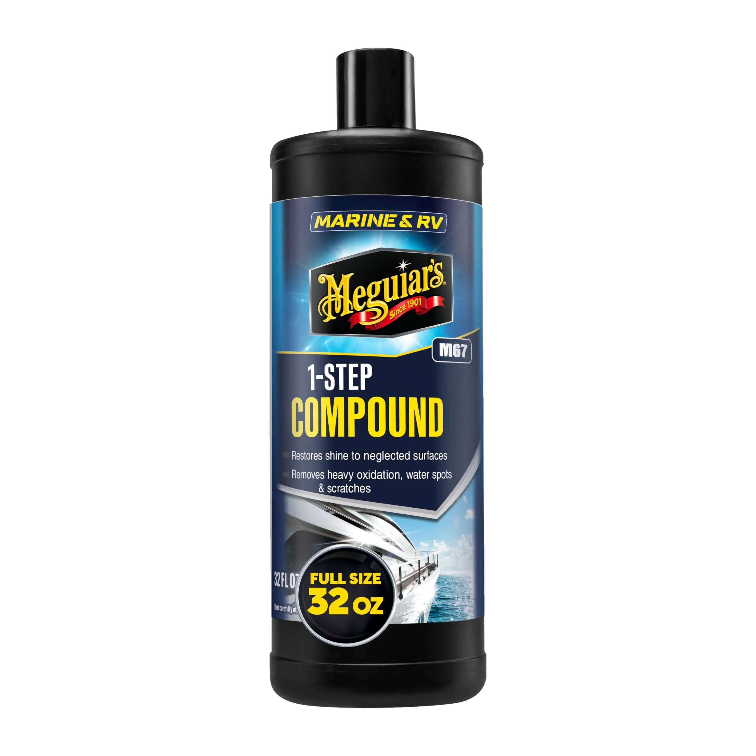 Meguiar's Marine/RV Gel Coat Compound - Restores Color and Gloss