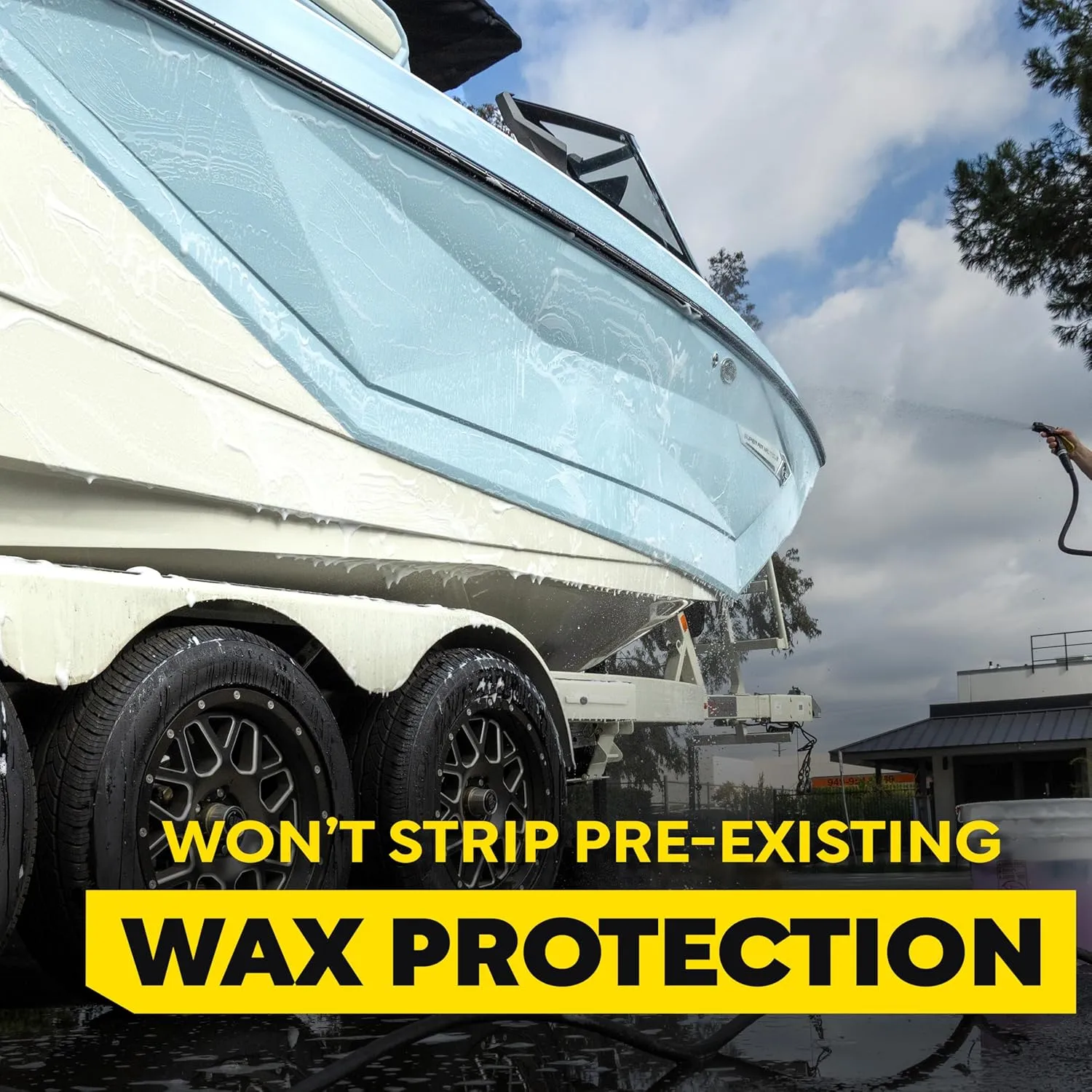 Meguiar's M43 Marine/RV Boat Wash, pH-Balanced Boat/RV Wash for Protecting Fiberglass and Gel Coat