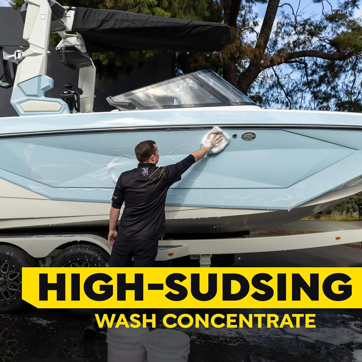 Meguiar's M43 Marine/RV Boat Wash, pH-Balanced Boat/RV Wash for Protecting Fiberglass and Gel Coat