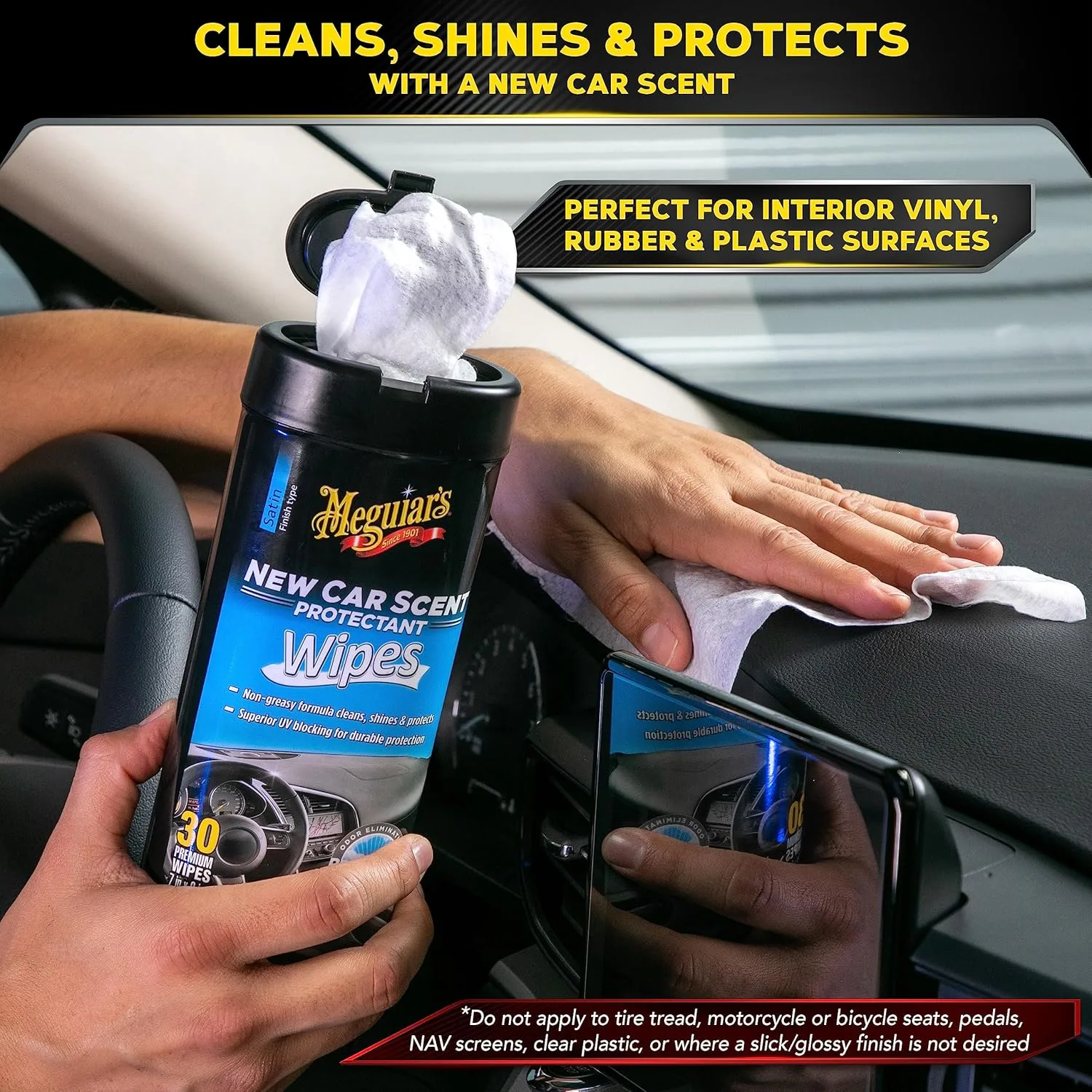 MEGUIAR'S New Car Scent Protectant — Interior Vinyl, Rubber & Plastic