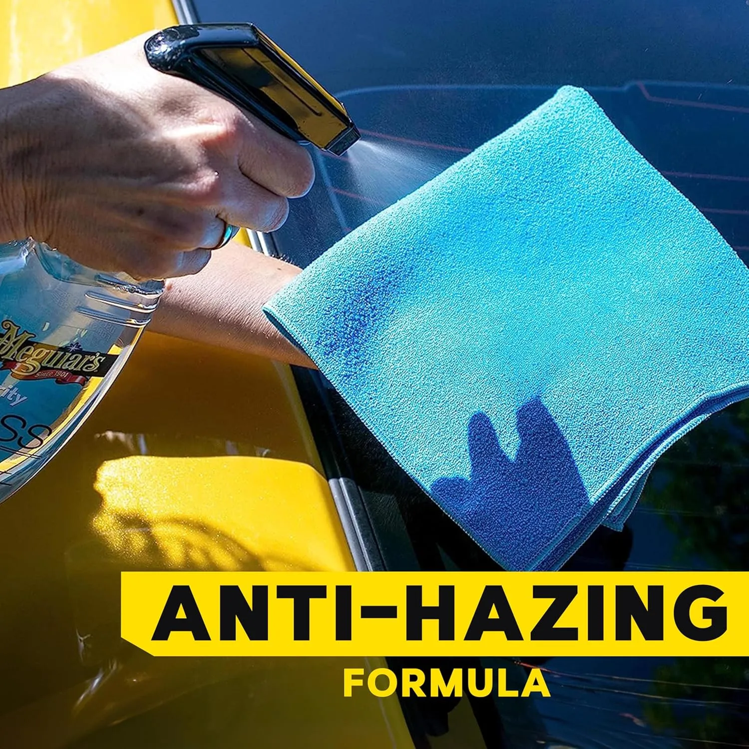 Meguiar's Perfect Clarity Glass Cleaner, Anti-Hazing Streak-Free, 24 oz