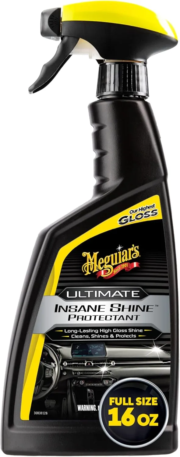Meguiar's G220216 Ultimate Insane Shine Protectant, Car Cleaning Spray That Creates a Lasting and Glossy Shine