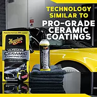 Meguiar's Ultimate Ceramic Coating Kit - Premium Kit for Cars Delivers Ultra-Durable Ceramic Protection with High Water