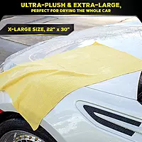 Meguiar's Water Magnet Microfiber Drying Towel, Premium Car Wash Microfiber Towel That’s Super Plush