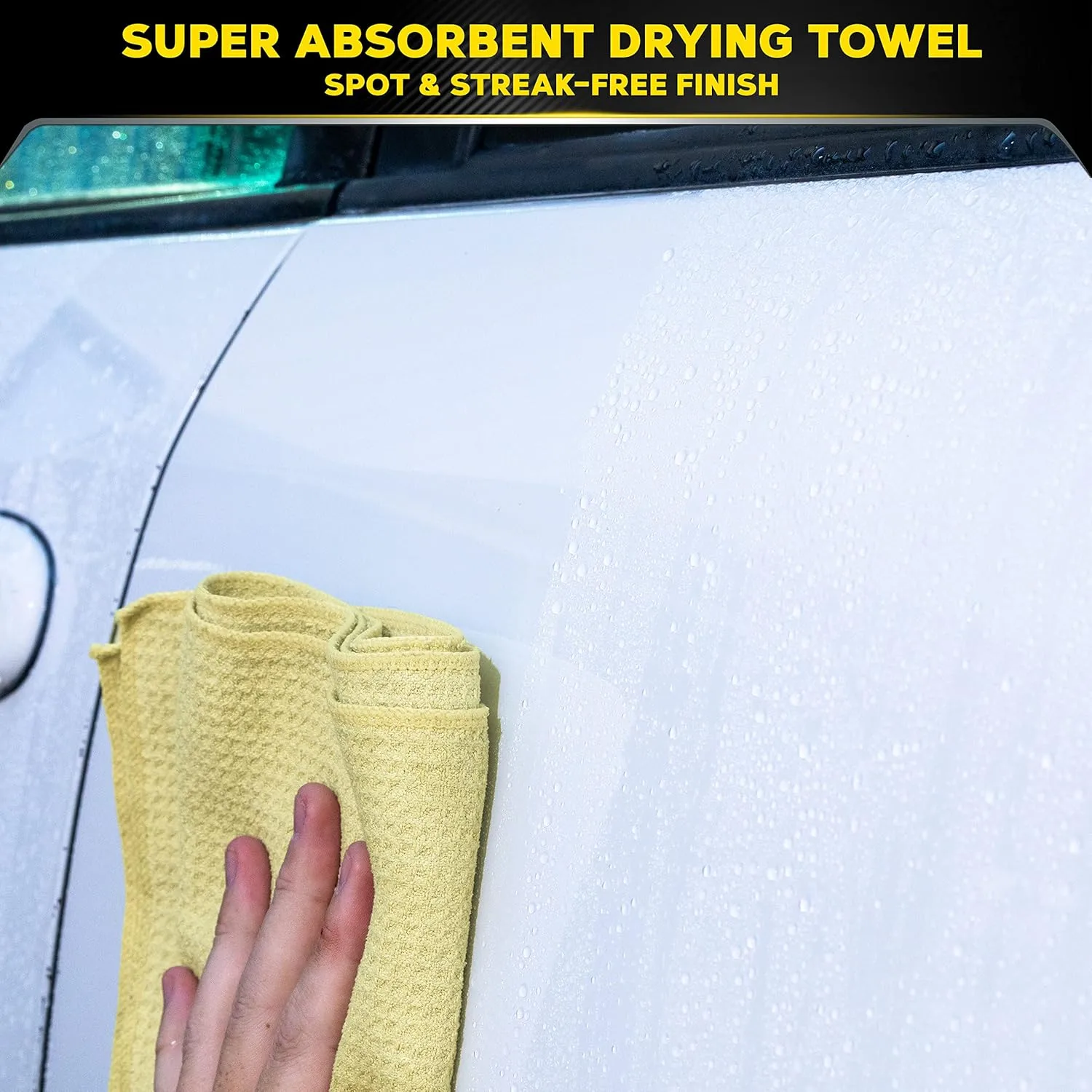 Meguiar's Water Magnet Microfiber Drying Towel, Premium Car Wash Microfiber Towel That’s Super Plush