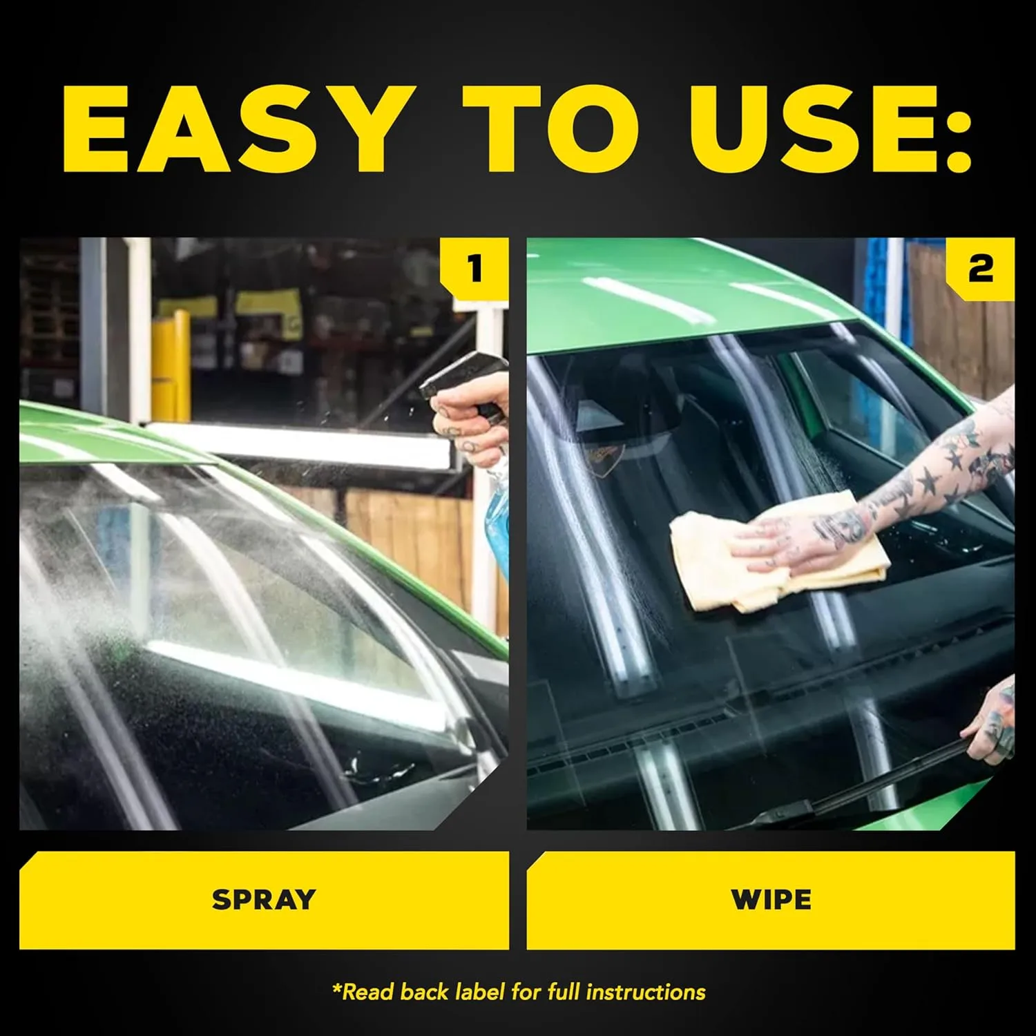 Meguiar’s Waterless Wash Kit - This Premium Car Detailing Kit Gently Removes Dirt and Grime