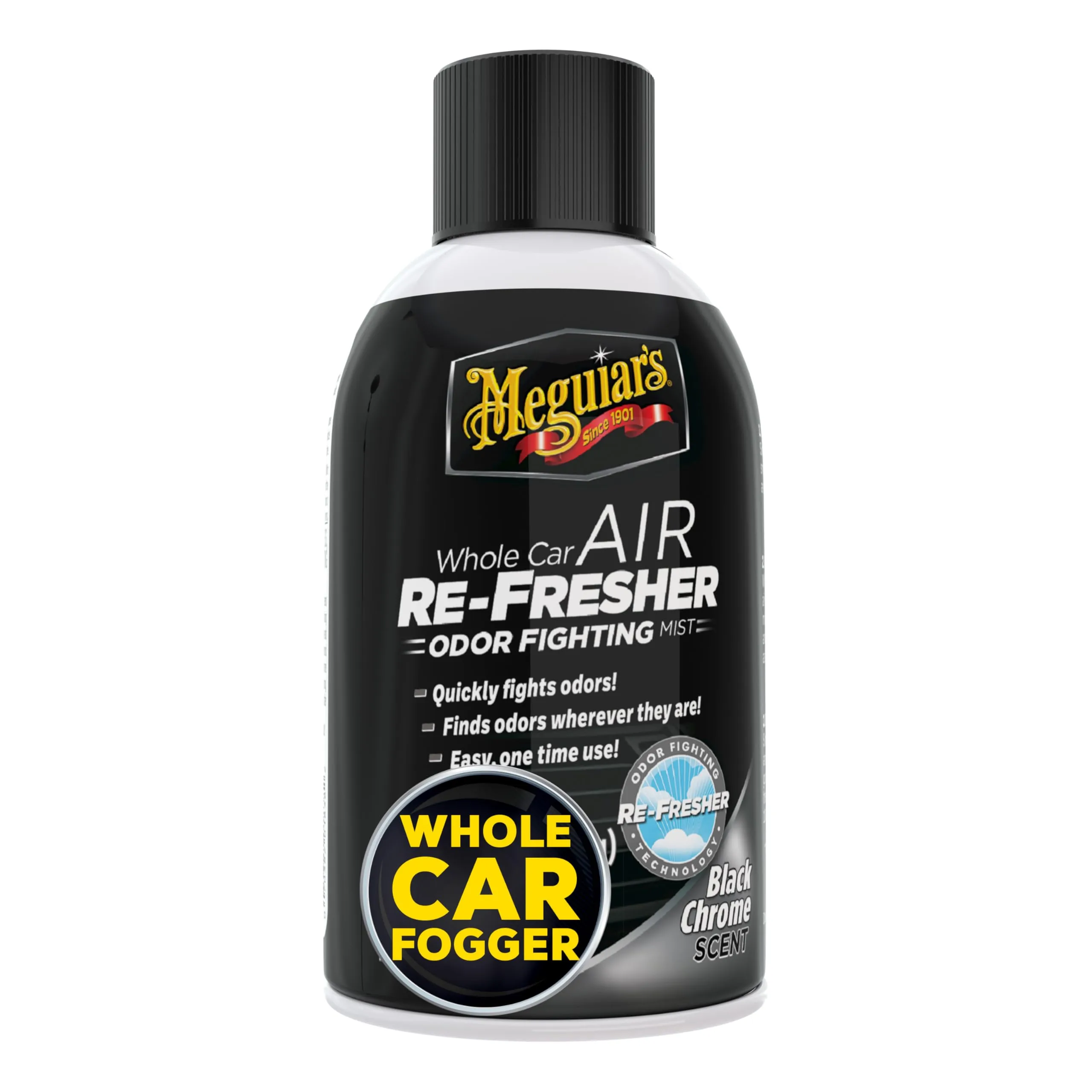 Meguiar's Whole Car Air Refresher, Car Odor Eliminator Spray Permanently Eliminates Unwanted Vehicle Odors Throughout Your