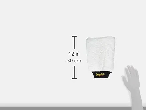 Meguiar's X3002 Microfiber Wash Mitt, Super-Thick, Reusable Wash Mitt for Ultimate Finish, Safe on Clear Coats