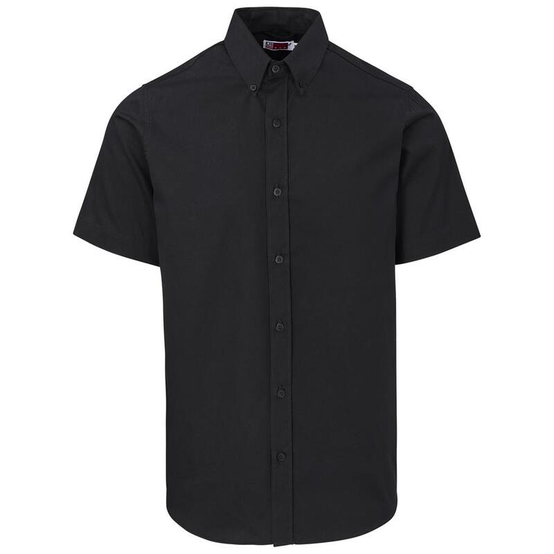 Moderna Brushed Cotton Twill Short Sleeve Shirt