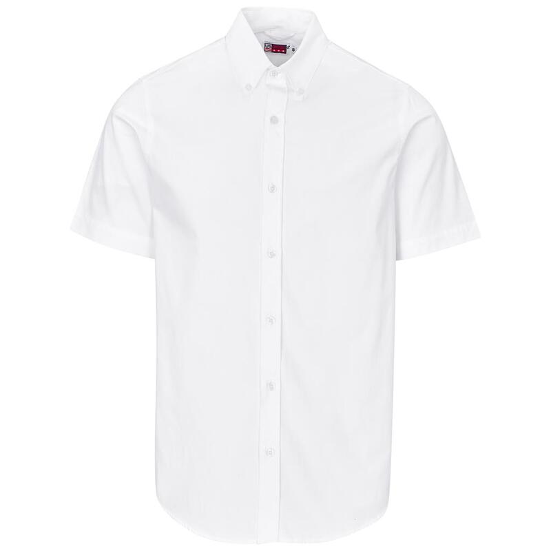 Moderna Brushed Cotton Twill Short Sleeve Shirt