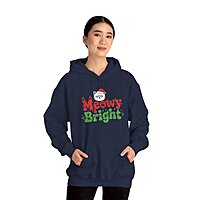 Meowy & Bright Cat Holiday Hoodie