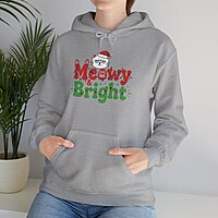 Meowy & Bright Cat Holiday Hoodie