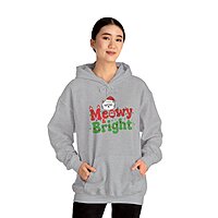 Meowy & Bright Cat Holiday Hoodie