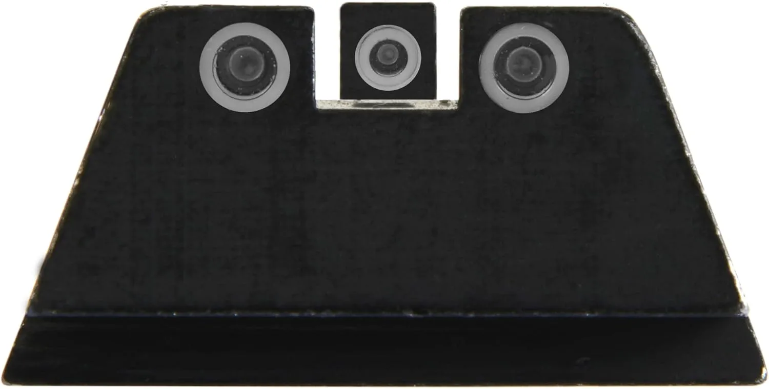 MEPRO Tru-Dot Sup Height tritium Night Sights Compatible with Glock 17 19 22-25 28 31-35 37 38 40 Orange tritium Glow on