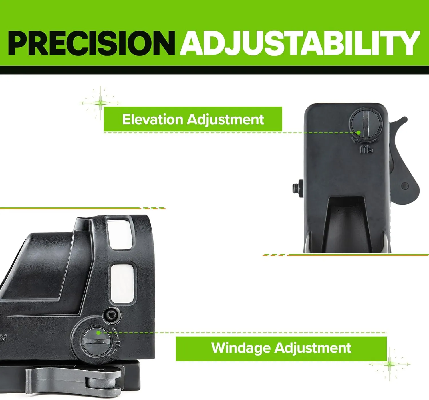 MEPROLIGHT Mepro M21 Self-Powered Day and Night Reflex Sight with Tritium and Fiber Optics