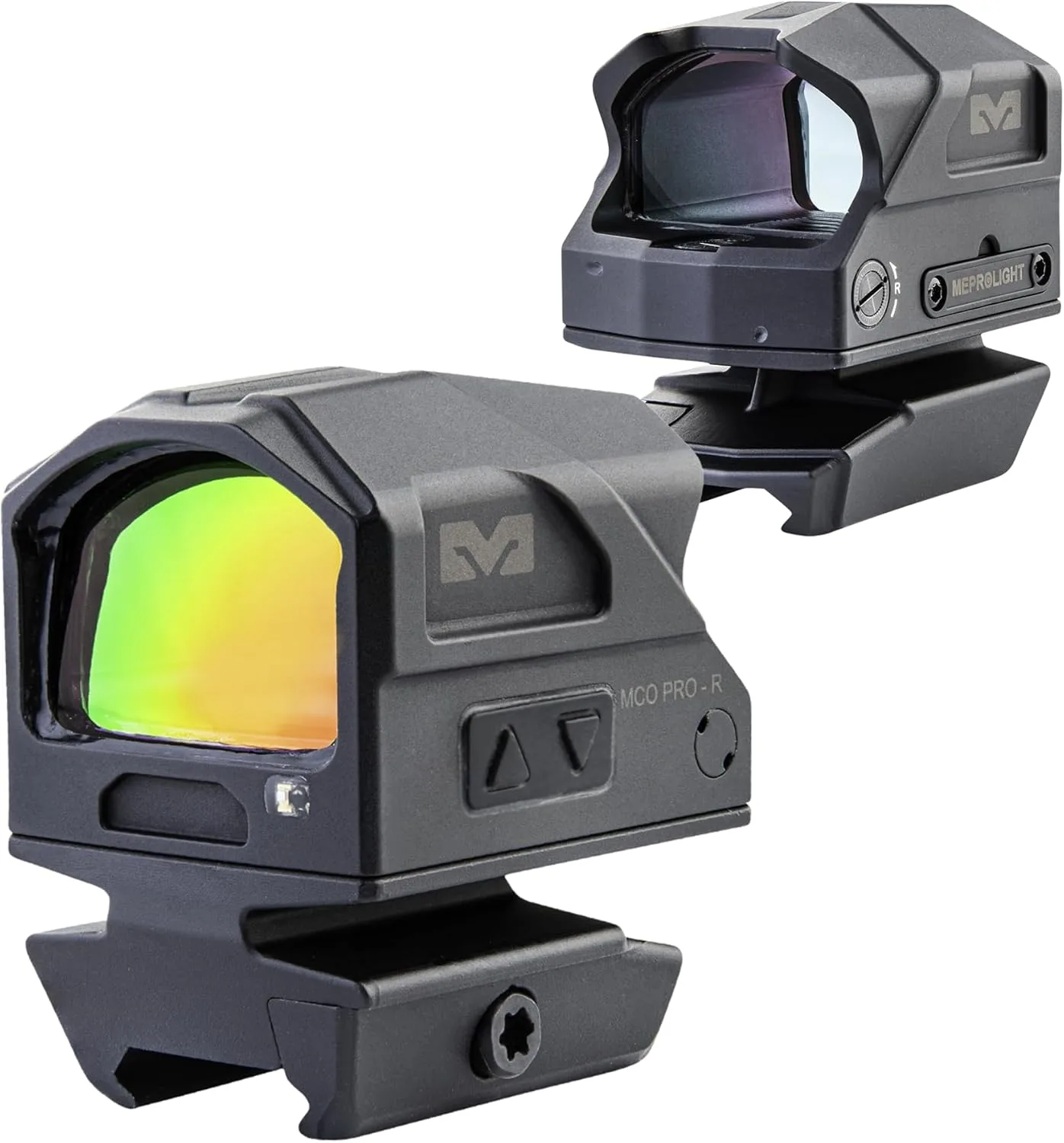 Meprolight MCO PRO 2/68 MOA Reflex Sight, 10 Day/2 NV Brightness, Shake Awake, IP67 Waterproof, 25,000+ Hour Battery