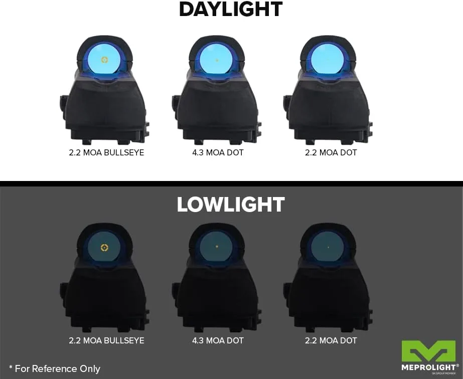 MEPROLIGHT MEPRO MOR Multi-Purpose Reflex Electro Optic Mil-Spec Red Dot Sight
