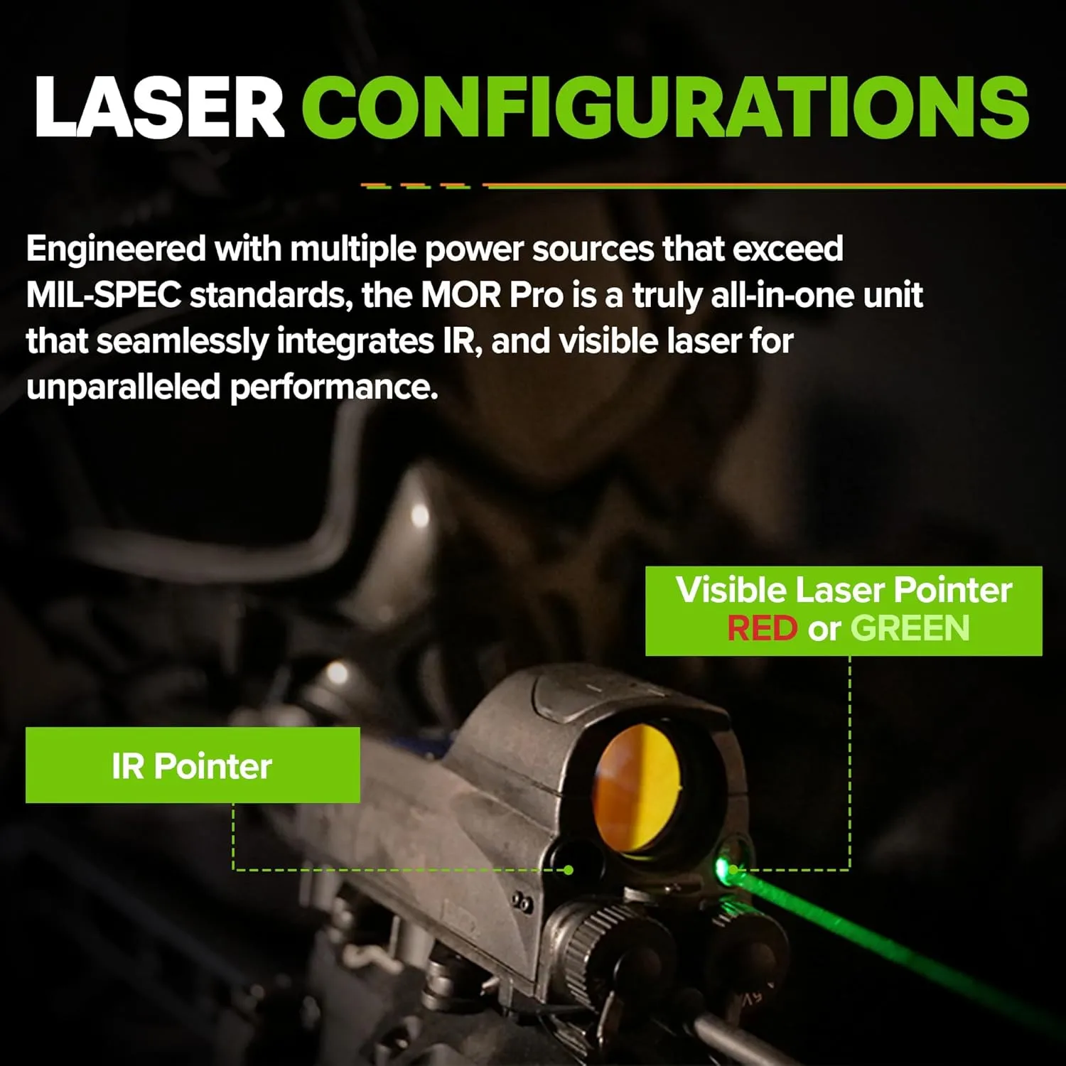 MEPROLIGHT MEPRO MOR Multi-Purpose Reflex Electro Optic Mil-Spec Red Dot Sight
