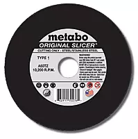 Metabo - Application: Steel/Stainless Steel - 4 1/2" x .040" x 7/8" - A60TZ Original Slicer (655331000)