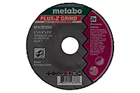 Metabo 4-1/2-inch Plus-Z Grinding Wheel | Type 27 | 4.5" x 1/4" x 5/8"-11 | ZA24T | Zirconia Alumina | Super Performance