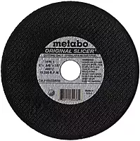 Metabo 5-inch Original Slicer® Wheel | Type 1 | 5" x .040" x 7/8" | A60TZ | Aluminum Oxide | Very Fast & Flexible | Steel