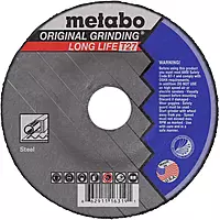 Metabo 6-inch Original Long Life Grinding Wheel | Type 27 | 6" x 1/4" x 7/8" | A24R | Aluminum Oxide | Longer Life