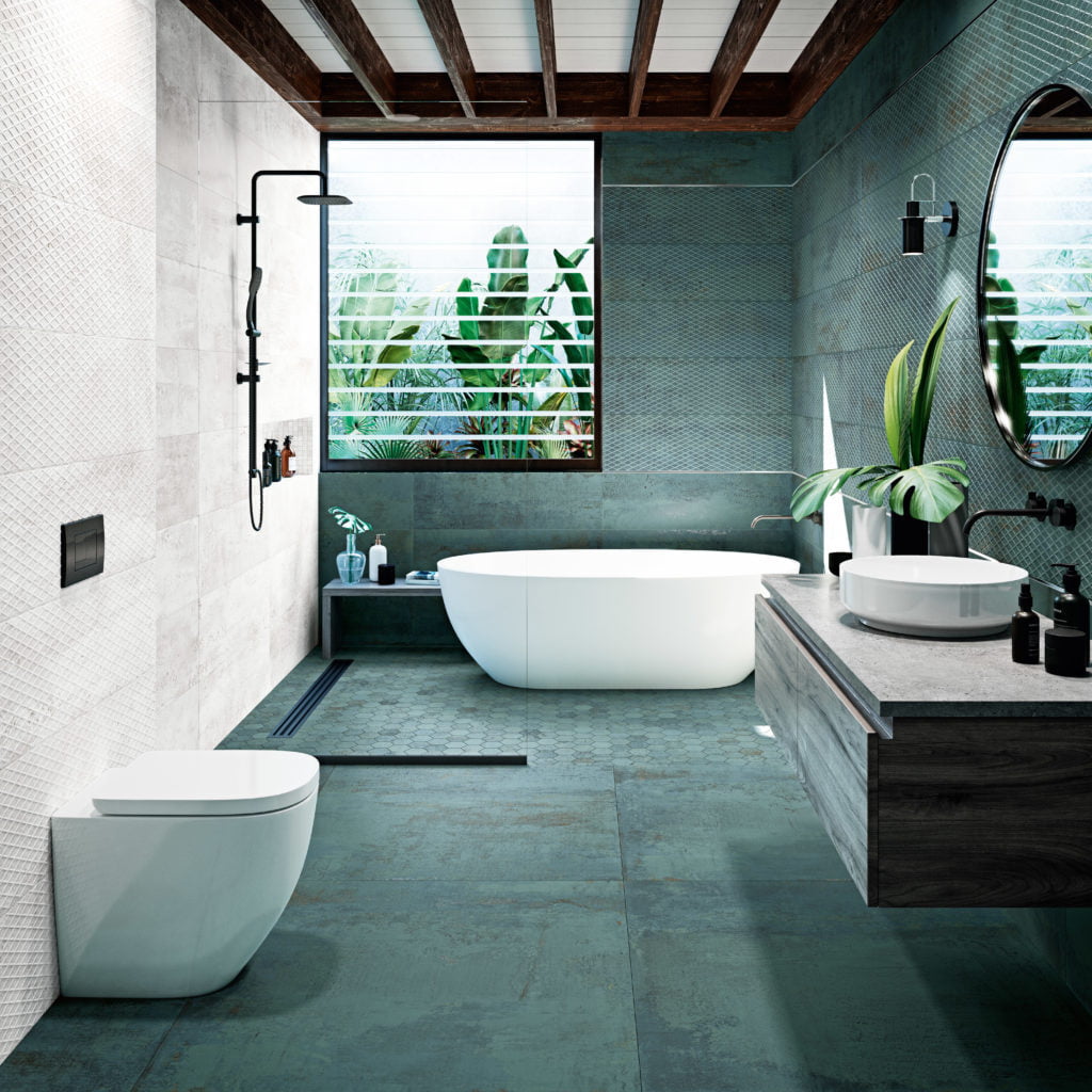 Gresie APARICI, METALLIC GREEN NATURAL 59.55X59.55, G-3162