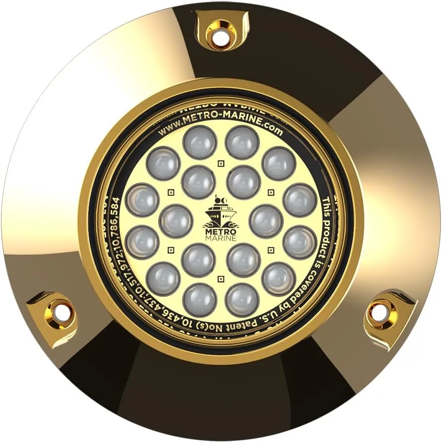 Metro Marine High-Output Submersible Underwater Light w/Intelligent Monochromatic LED's - Blue, 45° Beam