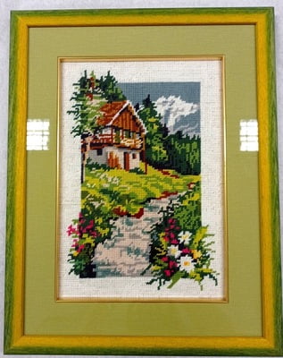 Baita di Montagna con Ruscello, 16642 Baita di Montagna con Ruscello, 16642