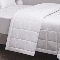 Microfiber Filled Blanket White - Twin 68" x 96"