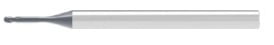Ultra High Performance Micro Solid Carbide HPC Ball Nose End Mill(0.012.30°.Z2.)