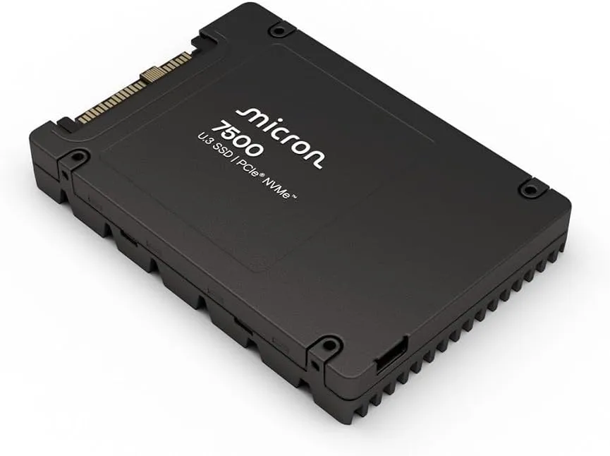 7.68TB Micron 7500 Pro U.3 PCIe 4.0 NVMe SSD
