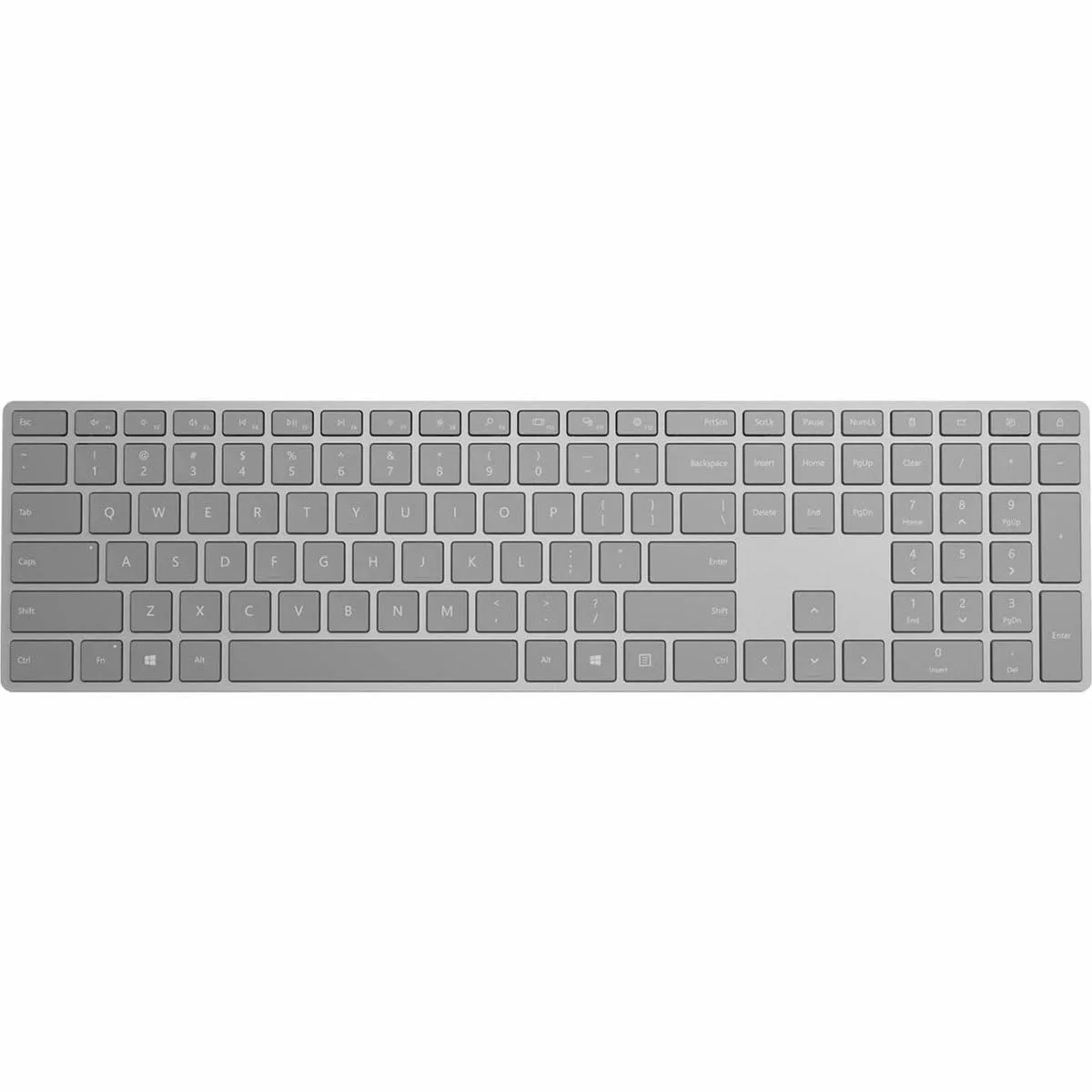 Microsoft Surface Keyboard - Bluetooth, Full Size, Gray