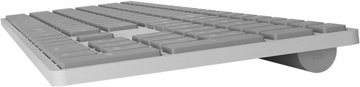 Microsoft Surface Keyboard - Bluetooth, Full Size, Gray