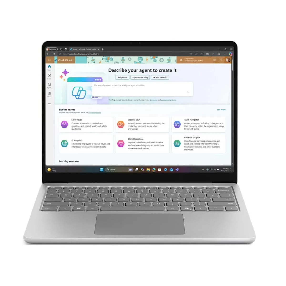 Microsoft Surface Laptop 13in Snapdragon Plus 16/1TB Platinum