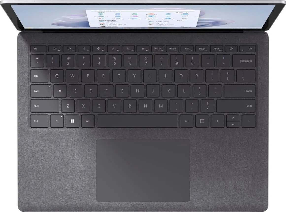 Microsoft Surface Laptop 5 13.5" Touchscreen, Intel Evo Core i5-1235U 1.3GHz, 8GB RAM, 256GB SSD, Windows 11 Pro, Platinum